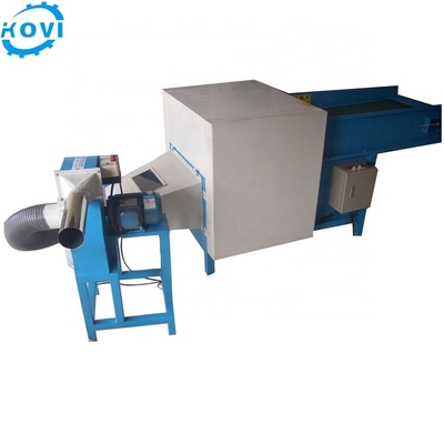 Hometextile making textile waste recycling polyester fiber automatic opening and rest filling machine price