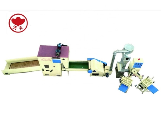 Macchina di rifornimento del cuscino ZXJ-380 ed onda KBJ-1 che cardano ed apri della macchina di rifornimento, macchina del cuscino del materiale da otturazione della fibra della palla del poliestere