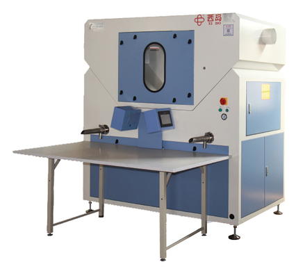 Garment Factory Feather Pillow Filling Machine High Efficiency Weighing Cycle Down Solid Metal Components Touch Screen Smart Operation